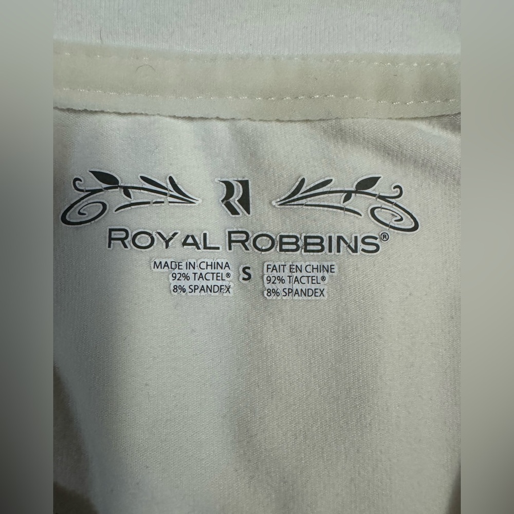 Royal Robbins women’s cream 1/4 zip athletic golf top - Picture 4 of 7